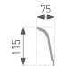 E - 37, L = 2 м, 115 х 75 мм E - 37, L = 2 м, 115 х 75 мм