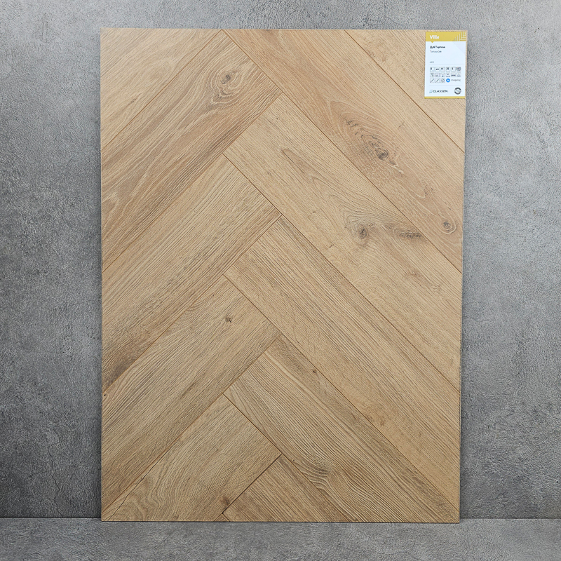 Ламінат Classen Дуб Тортоза 64112 Ville 4V Herringbone